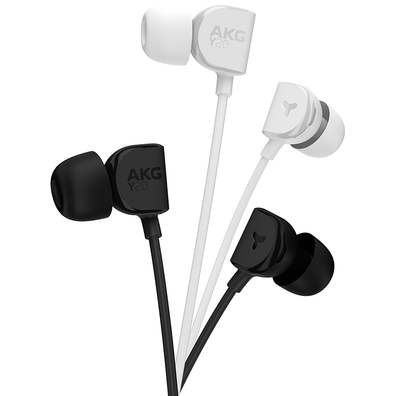 爱科技(AKG)Y20 入耳式耳机 中低频温暖音色 