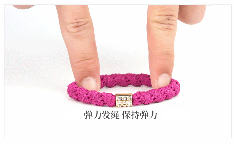 6件 韩国发饰打结发绳发圈可爱头绳 头饰头花