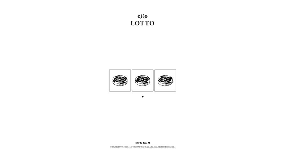 【海外直采】EXO 正规3辑后续曲 LOTTO 中文