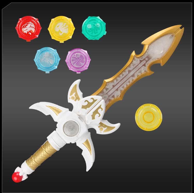 奥迪双钻(AULDEY) 铠甲勇士铠传 武器系列 纪念版升级极光剑 男孩玩具 567932-京东优选-爱奇艺商城